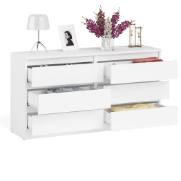 Комод на шесть ящиков Мори МК1380.6