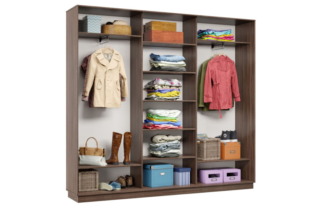 Шкафы-купе, Шкаф-купе Премьер 53 (15;15;15) трёхдверный