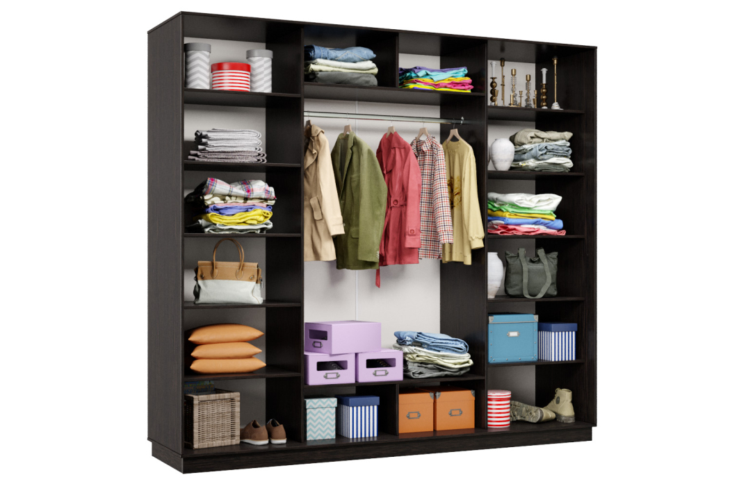 Шкафы-купе 3-х дверные, Шкаф-купе Премьер Лайт 62 (05;05;05) трехдверный