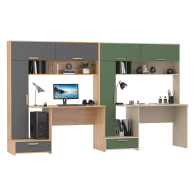 Прямые компьютерные столы, Два стола письменных Лайт 03.243Н