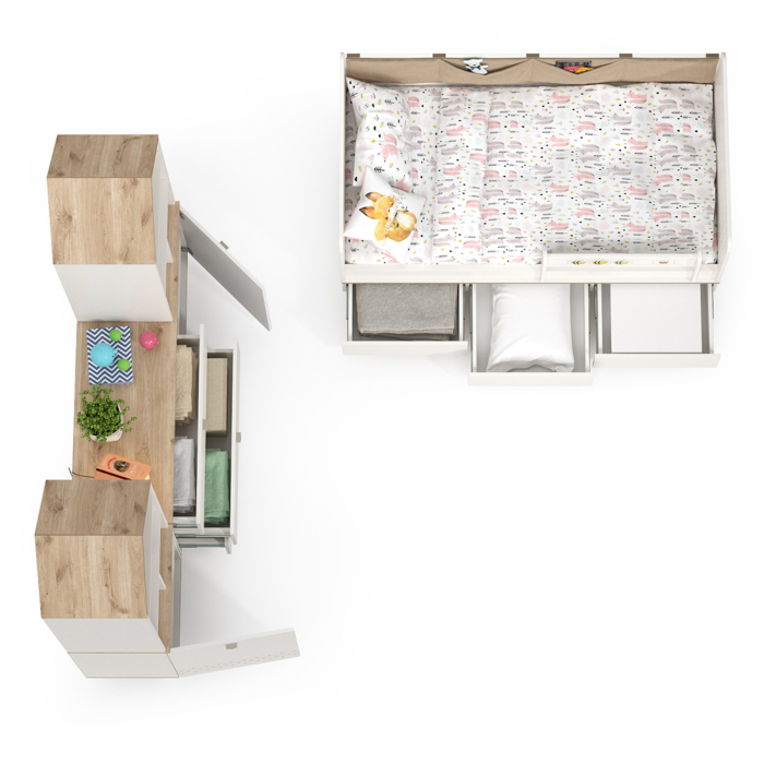 Детские комнаты, Набор мебели в детскую компнату Эйп № 2