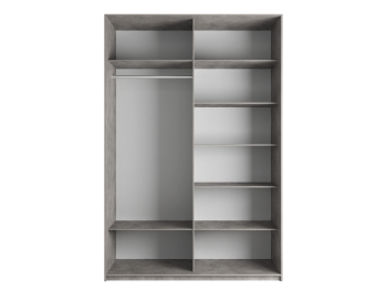 Шкаф-купе Эста 2-х дверный ДСП/Стекла пудра/Доводчик 160х66х240