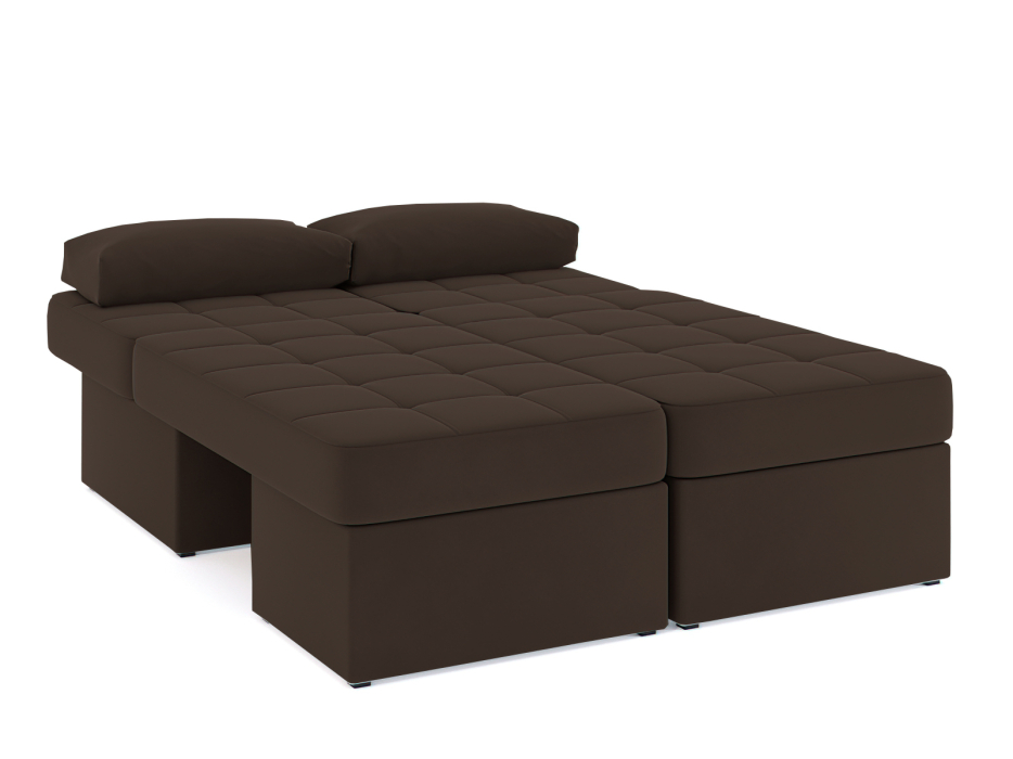 Диваны угловые в гостиную, Диван-кровать угловой Оливер еврокнижка-трансформер, велюр