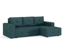 Диваны угловые в гостиную, Диван-кровать угловой Прадо, еврокнижка, велюр