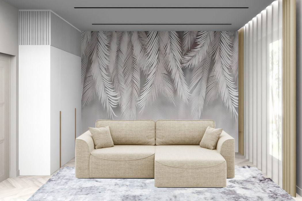 Мягкая мебель, Диван-кровать угловой Рафаэль еврокнижка НПБ, рогожка Люкс