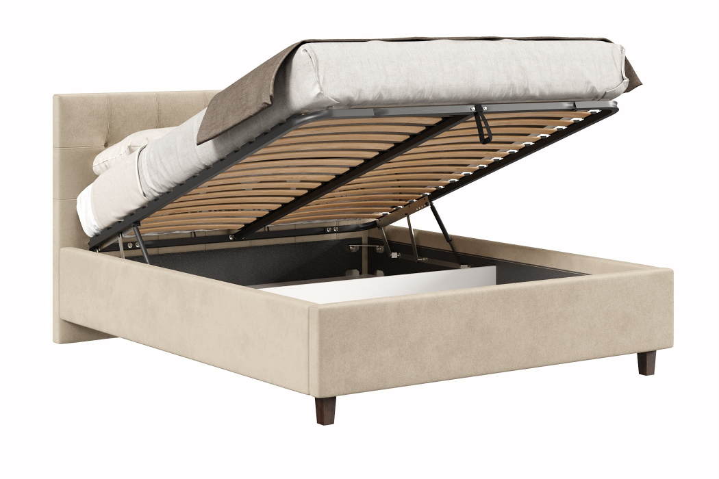 Мягкая кровать, Кровать Турин 1600 с подъёмным механизмом