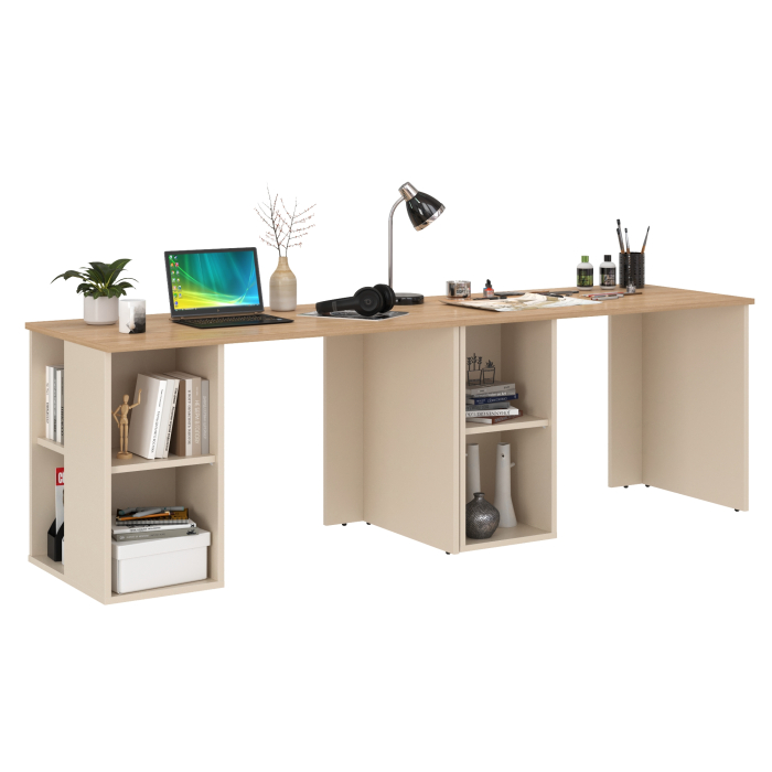 Прямые компьютерные столы, Два письменных стола Лайт 12.163