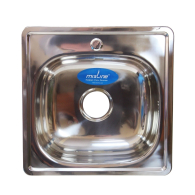 Кухонные мойки, Мойка врез 48х48 (0,6), с сифоном