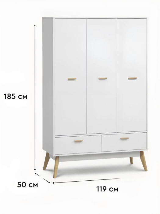 Шкафы распашные, Шкаф Радиорама 2123 1850х1190х500 мм