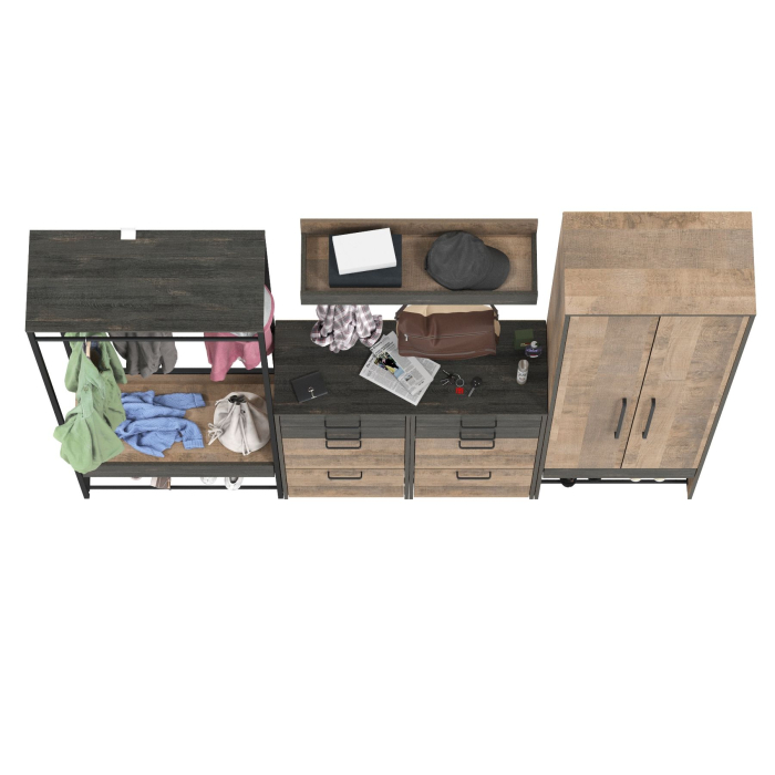 Прихожие, Прихожая модульная в стиле лофт Трувор № 238