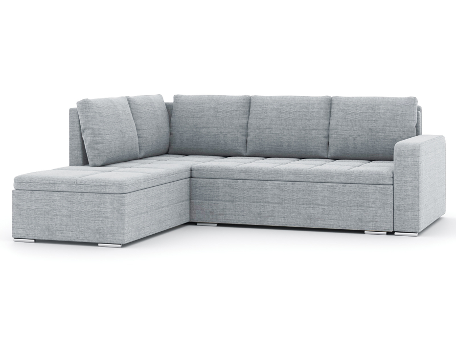 Диваны угловые в гостиную, Диван-кровать угловой еврокнижка Бромен, рогожка Люкс