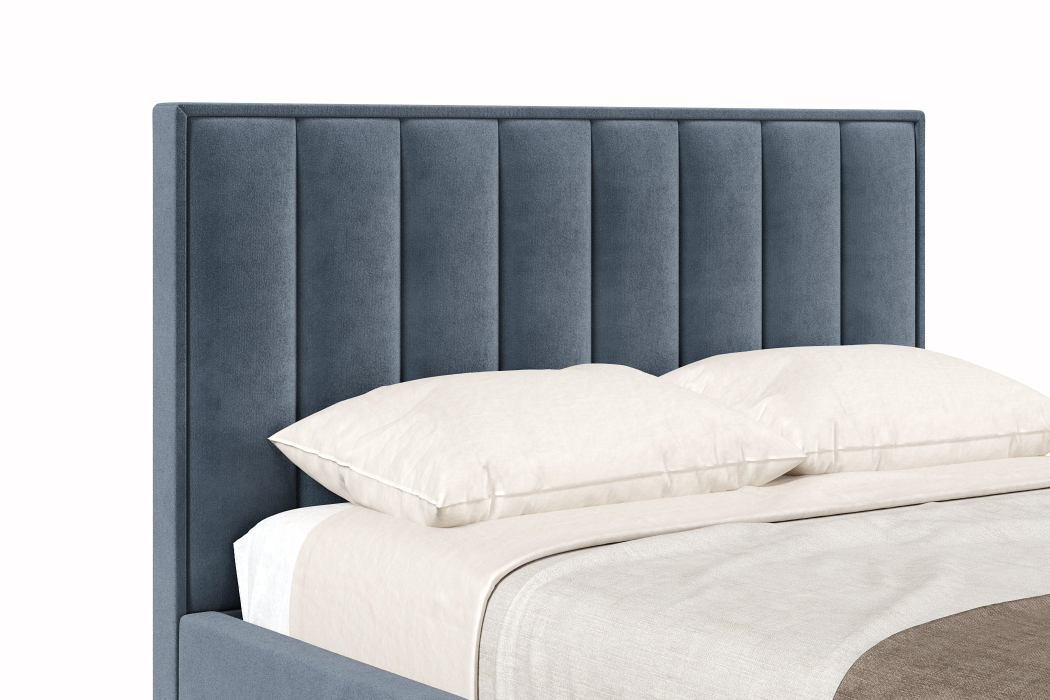 Мягкая кровать, Кровать Анкона 1400, велюр