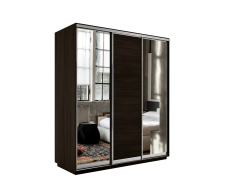 Шкафы-купе, Шкаф-купе Экспресс Медиум (2 зеркала) трио 2200 x 1800 x 600