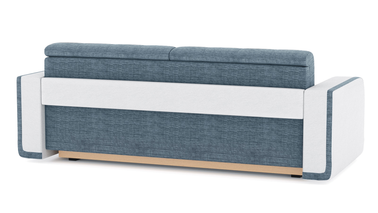 Диваны еврокнижки, Диван-кровать Генри еврокнижка, рогожка+кож.зам