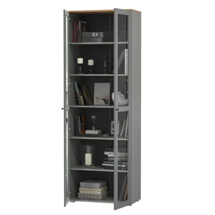 Шкафы распашные, Шкаф-витрина 2-х дверный Остин 16.394.02