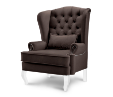 Кресло для отдыха, Кресло дизайнерскиое Лорд, микровелюр
