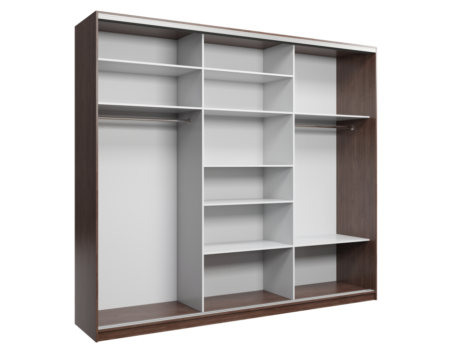 Шкафы-купе, Шкаф купе 3-х дверный Айсберг 270+зеркало 