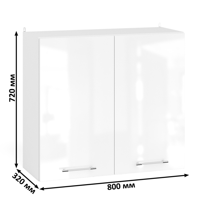 Навесные, Модуль кухонный верхний 80 см. ШВ800