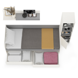 Мебель для детской комнаты с кроватью с ящиками Торонто № 23