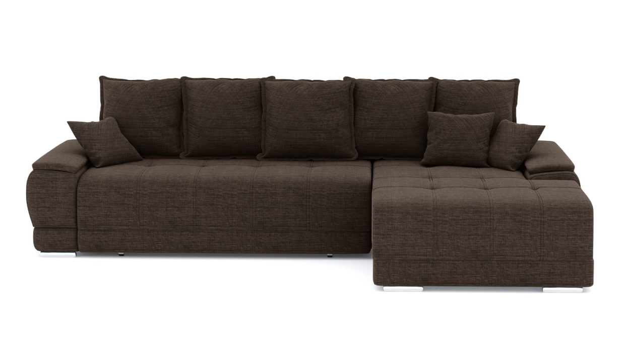 Диваны угловые в гостиную, Диван-кровать угловой Нордвикс ПБ, рогожка