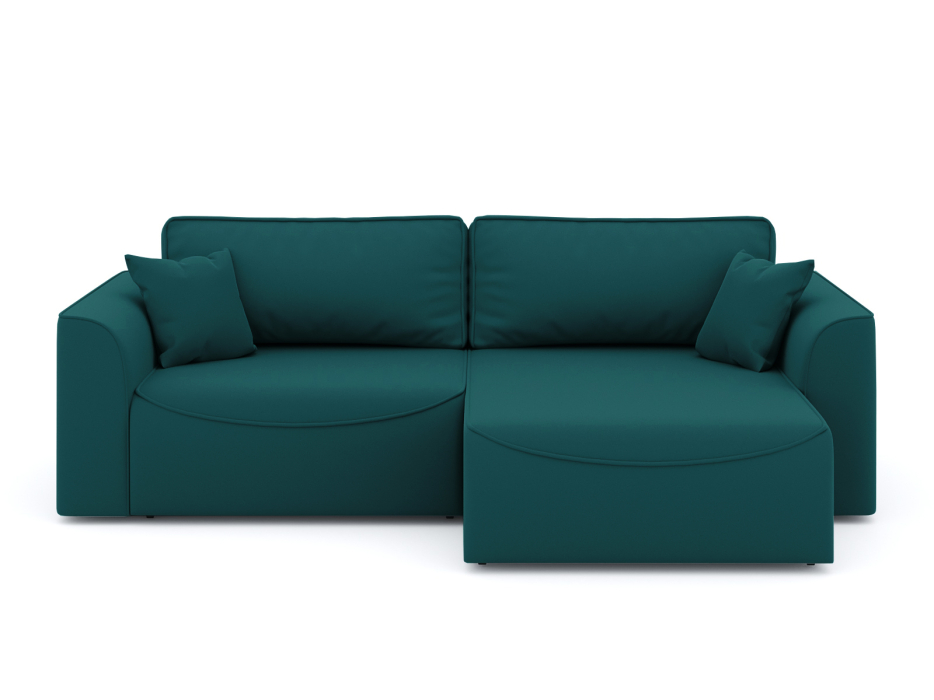 Диваны угловые в гостиную, Диван-кровать угловой Рафаэль еврокнижка НПБ, велюр