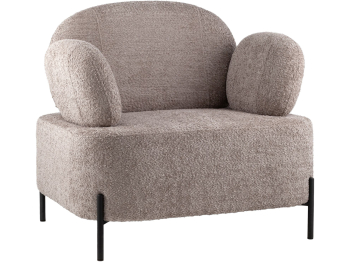 Кресло STOOL GROUP Кэнди с подлокотниками букле