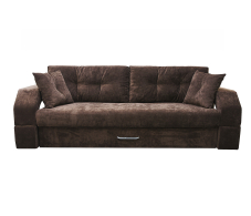 Дизайнерские диваны для гостиной, Диван-кровать еврокнижка Манчестер с подсветкой, 160, велюр