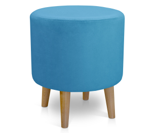 Пуфик круглый Ронд на высоких ножках, микровелюр