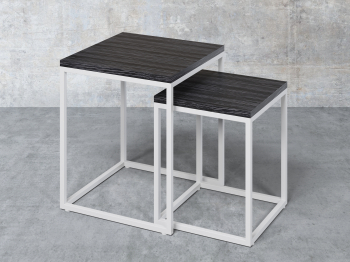 Набор журнальных столиков Айсберг Лофт Белый