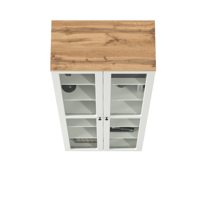 Шкафы распашные, Шкаф-витрина 2-х дверный Остин 16.394.02