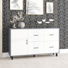 Комод-тумба 4-ре ящика и дверка РВК 125-1504