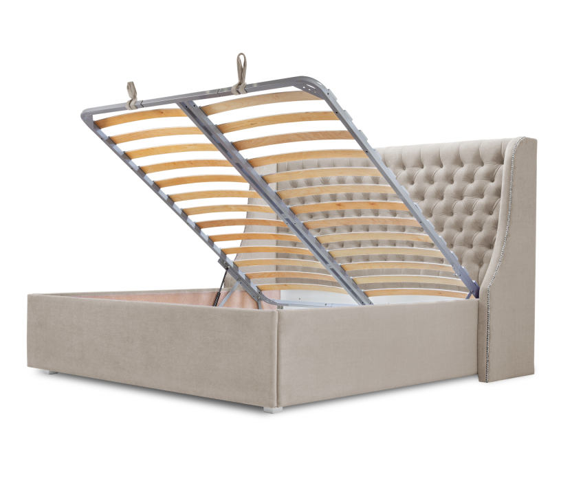 Мягкая кровать, Мягкая кровать Пандора 1600,микровелюр