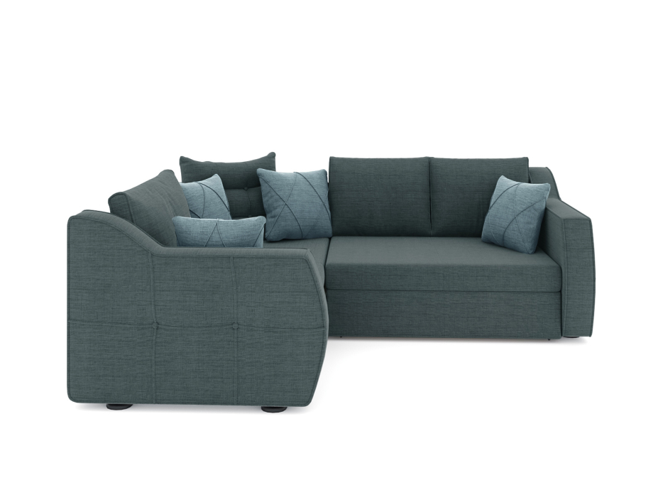 Диваны угловые в гостиную, Диван-кровать угловой Френсис дельфин, рогожка