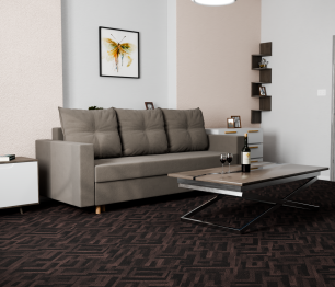 Прямой диван Гармония,НПБ,еврокнижка,велюр