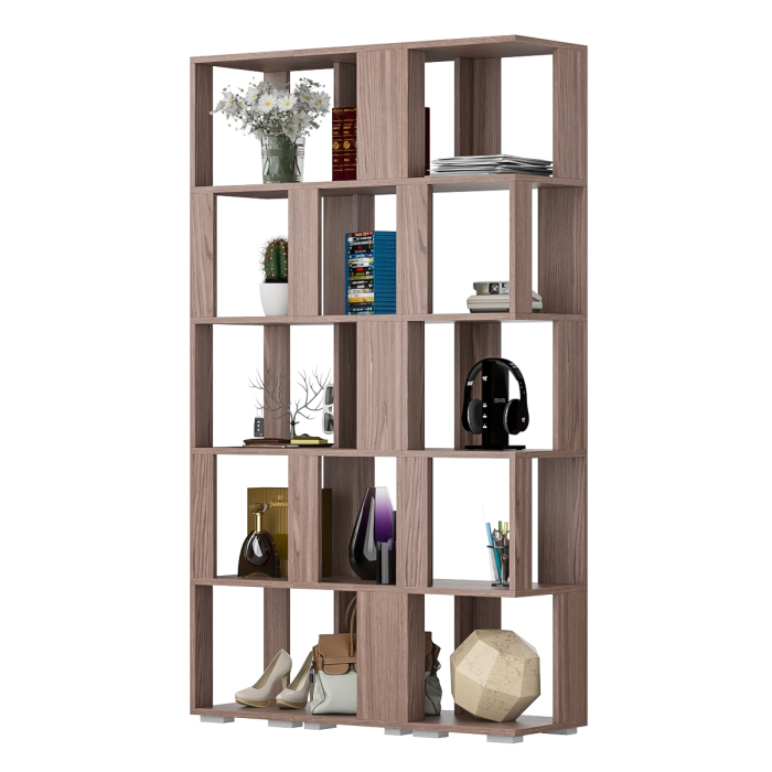 Стеллажи, Комплект их 3-х открытых стеллажей.