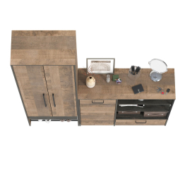 Шкаф для одежды в прихожую и большой комод Трувор