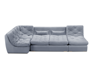 Диван модульный Борнео со спальным местоп П-образный, велюр