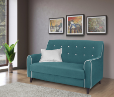 Дизайнерские диваны для гостиной, Диван прямой нераскладной Муссон, микровелюр