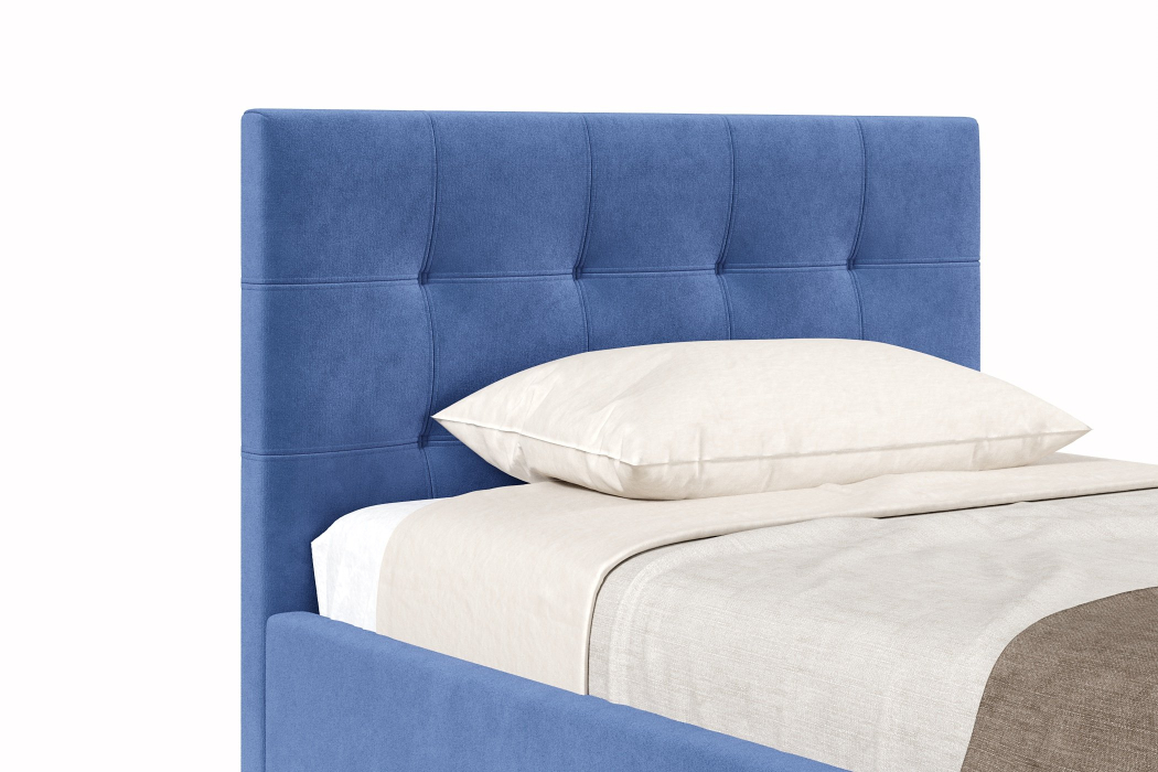 Мягкая кровать, Кровать Турин 1200, велюр