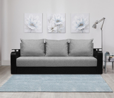 Диваны еврокнижки, Диван-кровать еврокнижка Лорд 150,  рогожка /экокожа