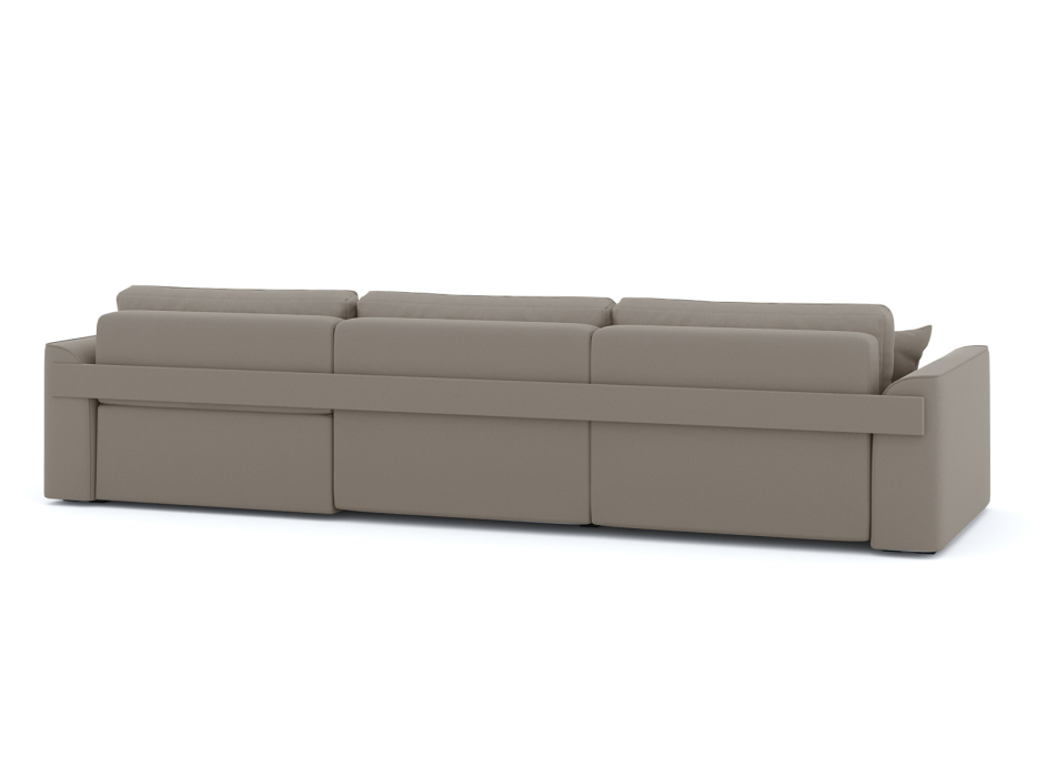 Диваны угловые в гостиную, Диван-кровать угловой Рафаэль 3 секции еврокнижка НПБ, велюр