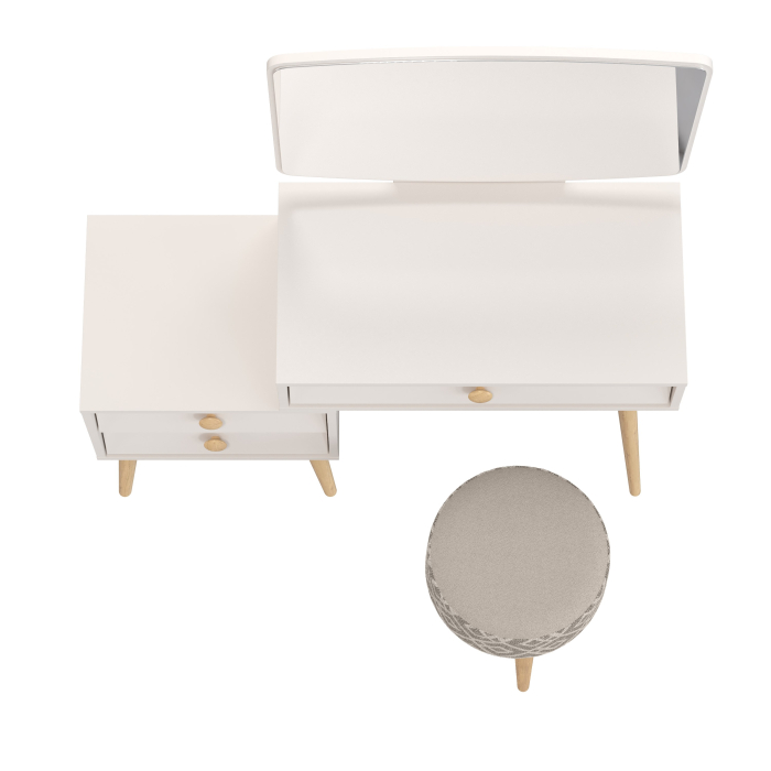 С зеркалом, Трюмо Афина с банкеткой Юна