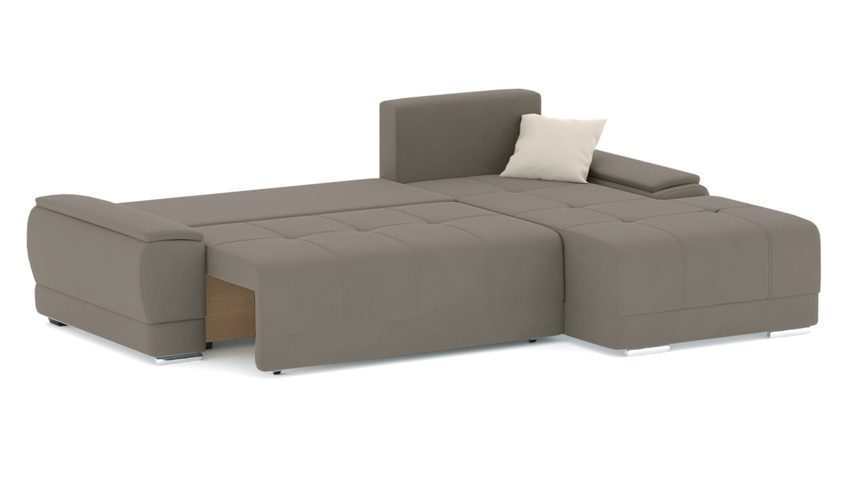 Диваны угловые в гостиную, Диван-кровать угловой Нордвикс Мини, велюр