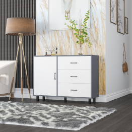 Комод-тумба три ящика и дверка РВК 122-1204