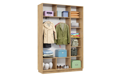 Шкаф-купе Премьер 09 (01РЧ;01РЧ) фасады ромб чёрный/двухдверный/Профиль чёрный муар