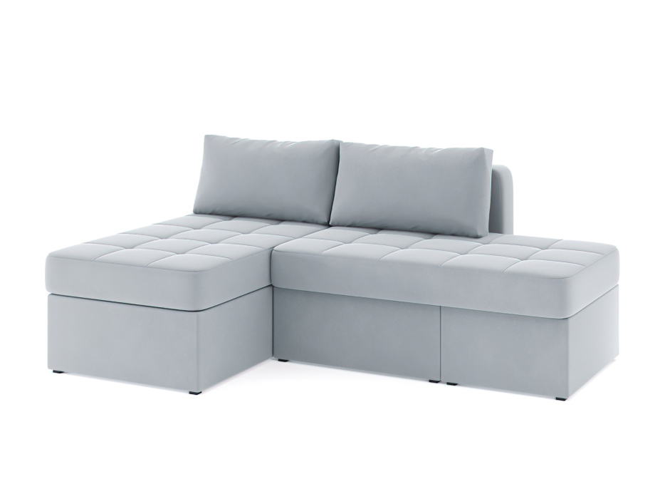 Диваны угловые в гостиную, Диван-кровать угловой Оливер еврокнижка-трансформер, велюр