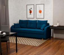 Диваны еврокнижки, Прямой диван Генри,еврокнижка,велюр