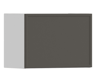 Квадро шкаф навесной 1 дв 50х36 см