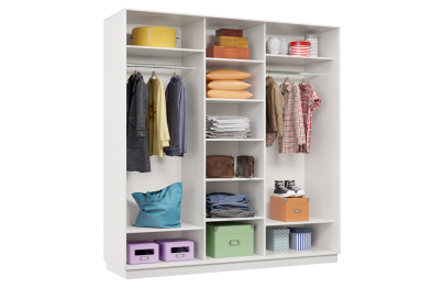 Шкаф-купе Премьер Лайт 42 (08;05;08) трехдверный