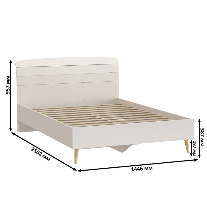 Спальные гарнитуры, Спальный гарнитур Афина Сп-31 с кроватью на 1400 двуспальной